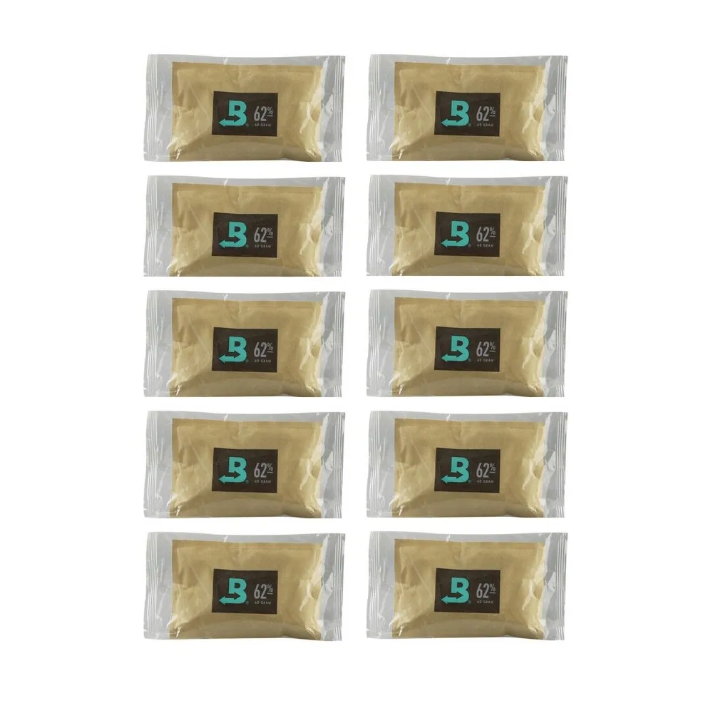 10 Pack Of 67 Gram Boveda Humidipaks - 62%