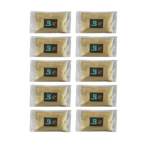 10 Pack Of 67 Gram Boveda Humidipaks - 62%