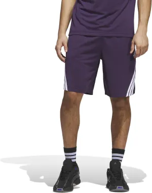 adidas Men's Basketball Legends 3-Stripes Shorts