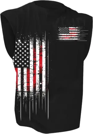 American Flag Tank Tops for Men Summer Casual Print Sleeveless Top Tee 4th of July Shirts Gym Workout Patriotic Vest