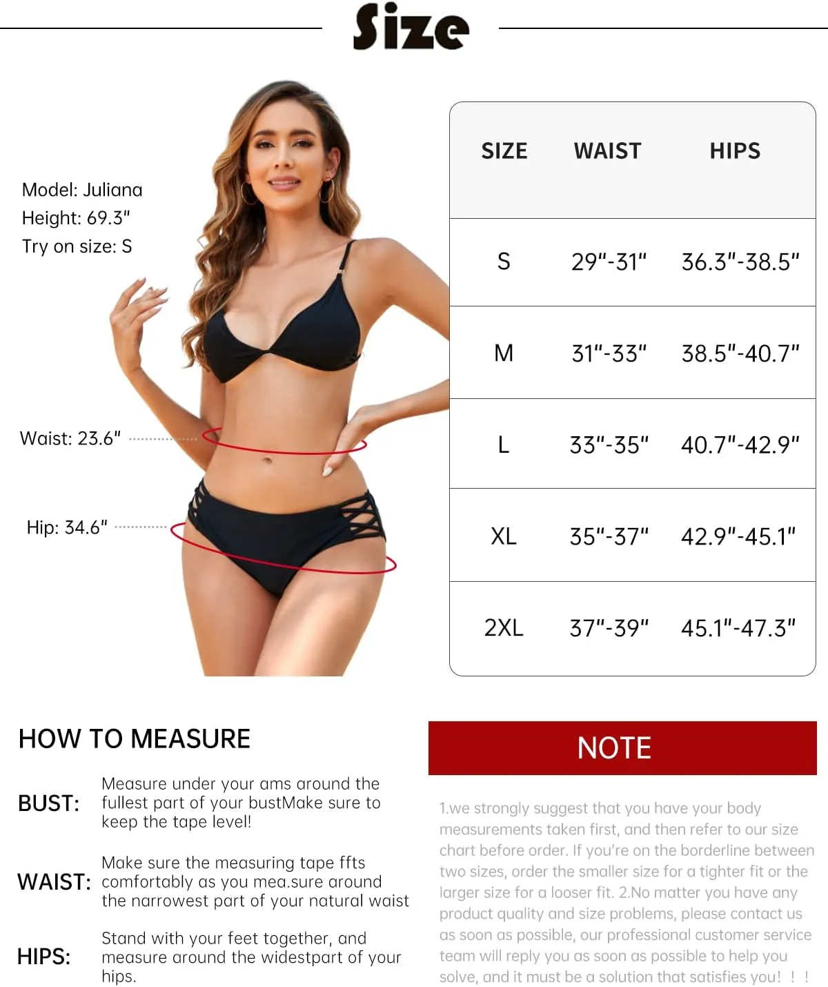Annbon Strappy Bikini Bottoms for Women Full Coverage Bathing Suit Bottoms Low Raise Swimsuit Bottoms