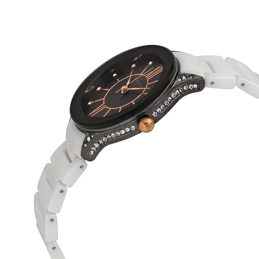 Anne Klein Gunmetal Dial Ladies Watch 2389GYWT