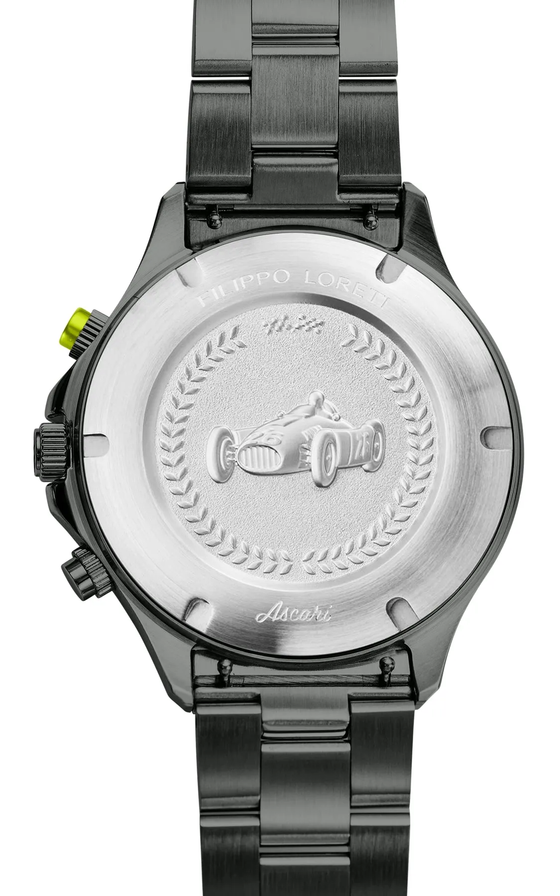 Ascari NightYellow Racer Black Bracelet