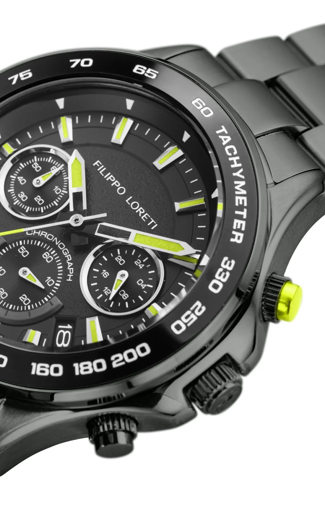 Ascari NightYellow Racer Black Bracelet