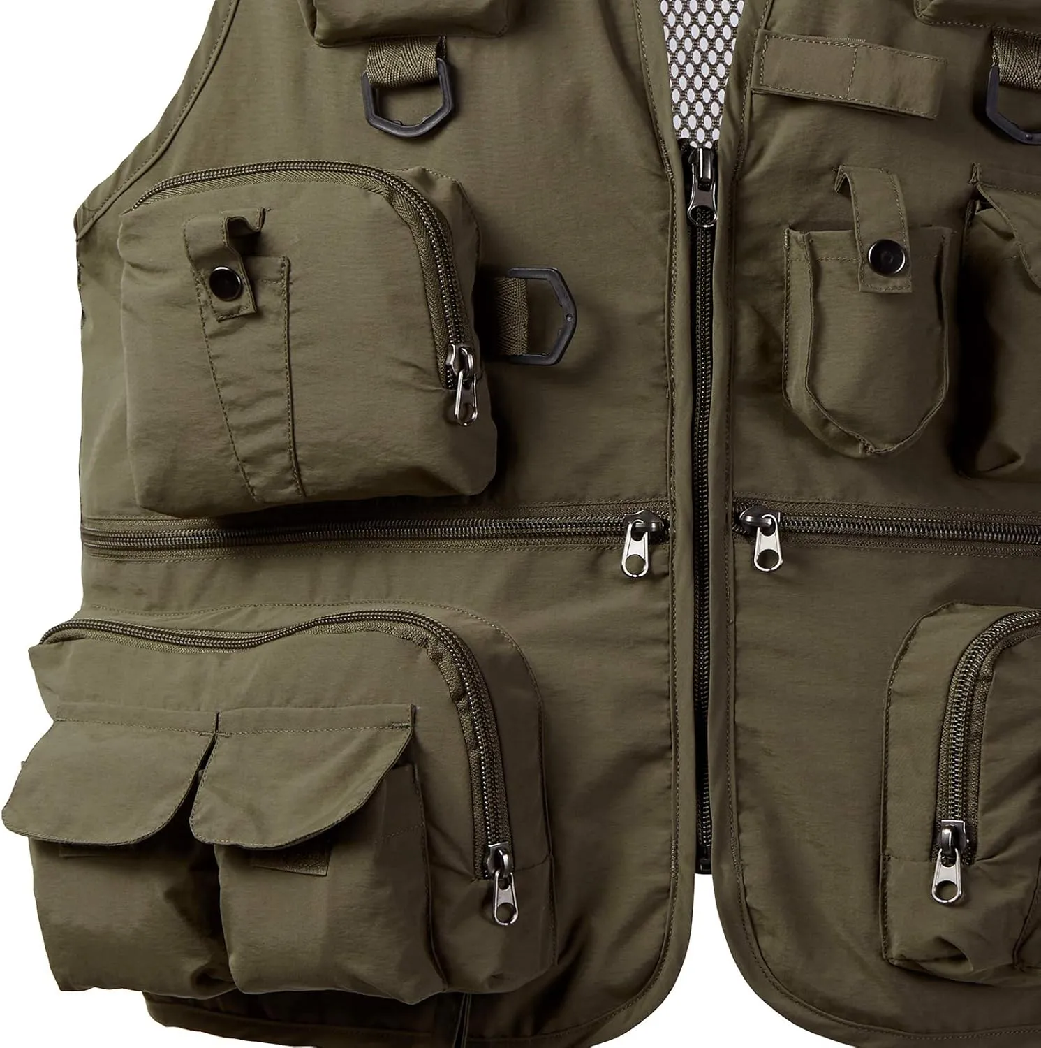 BASSDASH Versatile Men's Women's Fishing Photography Vest with Mesh Back 6 Sizes