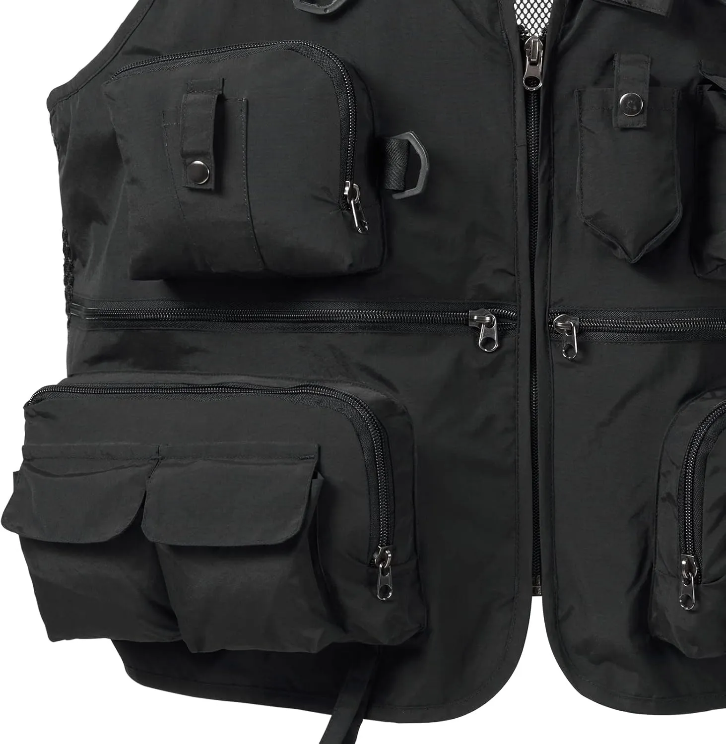 BASSDASH Versatile Men's Women's Fishing Photography Vest with Mesh Back 6 Sizes