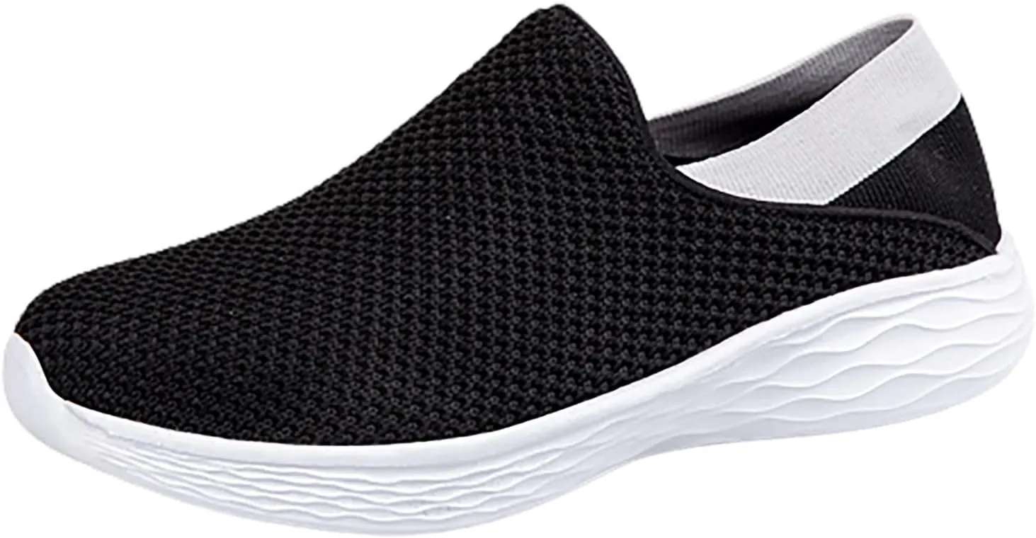 Black Casual Sneakers for Women Platform Womens Black Slip On Tennis Shoes Size 12 Fashion Platform Sneakers Shoes for Women White Sneakers for Women Zapatos OrtopDicos Elegantes De Mujer