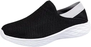Black Casual Sneakers for Women Platform Womens Black Slip On Tennis Shoes Size 12 Fashion Platform Sneakers Shoes for Women White Sneakers for Women Zapatos OrtopDicos Elegantes De Mujer