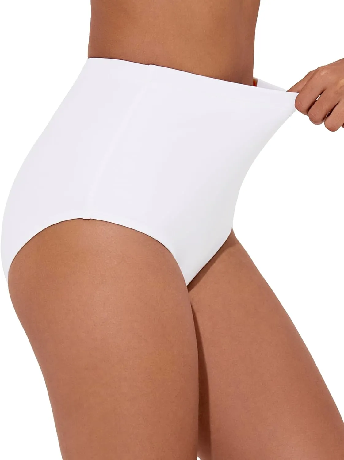 Bonneuitbebe Women Swim Bottoms High Waisted Bikini Bottom Full Coverage Swimsuit Bottoms Bathing Suit Bottom