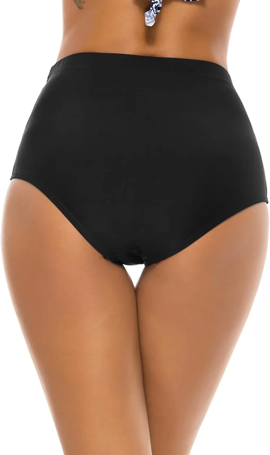 Bonneuitbebe Women Swim Bottoms High Waisted Bikini Bottom Full Coverage Swimsuit Bottoms Bathing Suit Bottom
