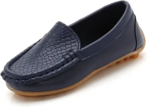 Boys Girls Loafers Soft Slip On Oxford Dress Flats Kids Toddler Casual Boat Shoes School Uniform Dress Shoes Girls