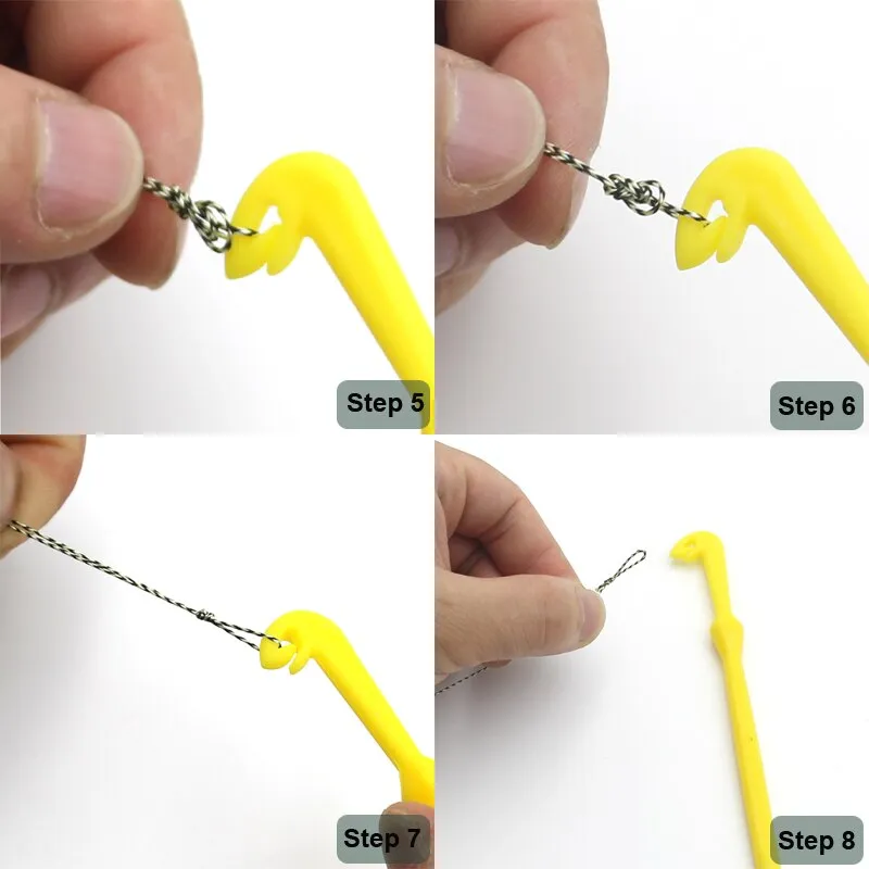 Carp Fishing Tool Fishing Line Knot Loop Tyer Hook Remover Extractor Knot Picker Fishing Hook Disgorger Fishing Accessories 5PCS