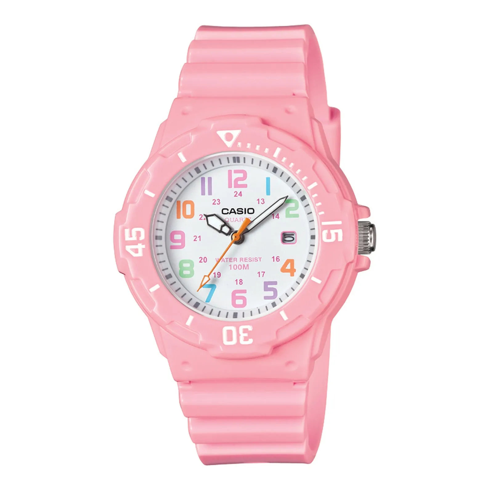 Casio Youth Pink & Multi-Coloured Analog Watch LRW200H-4B2