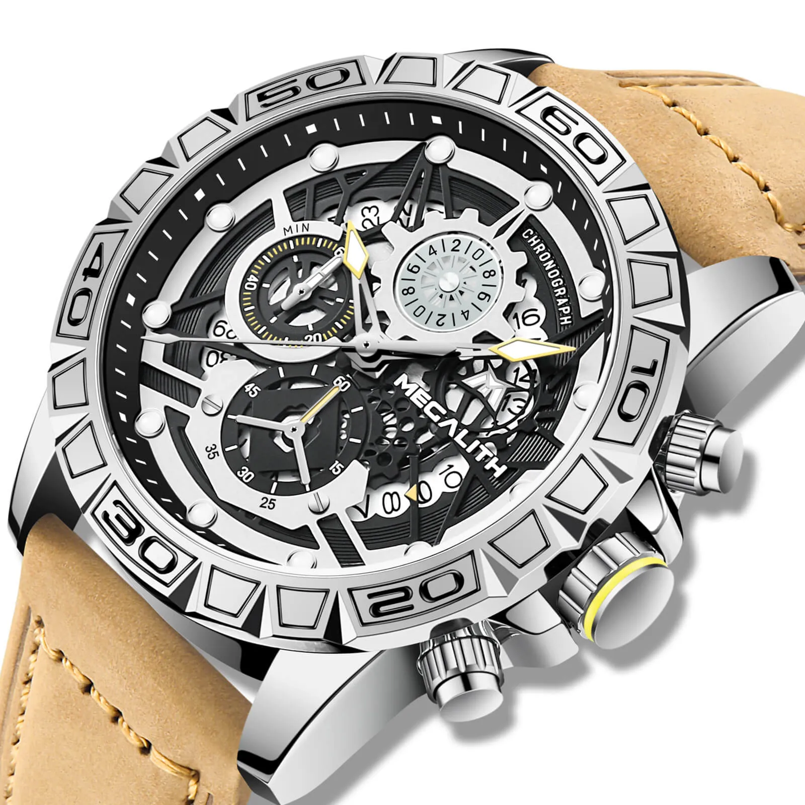 Chronograph Watch | Leather Band | 8275M