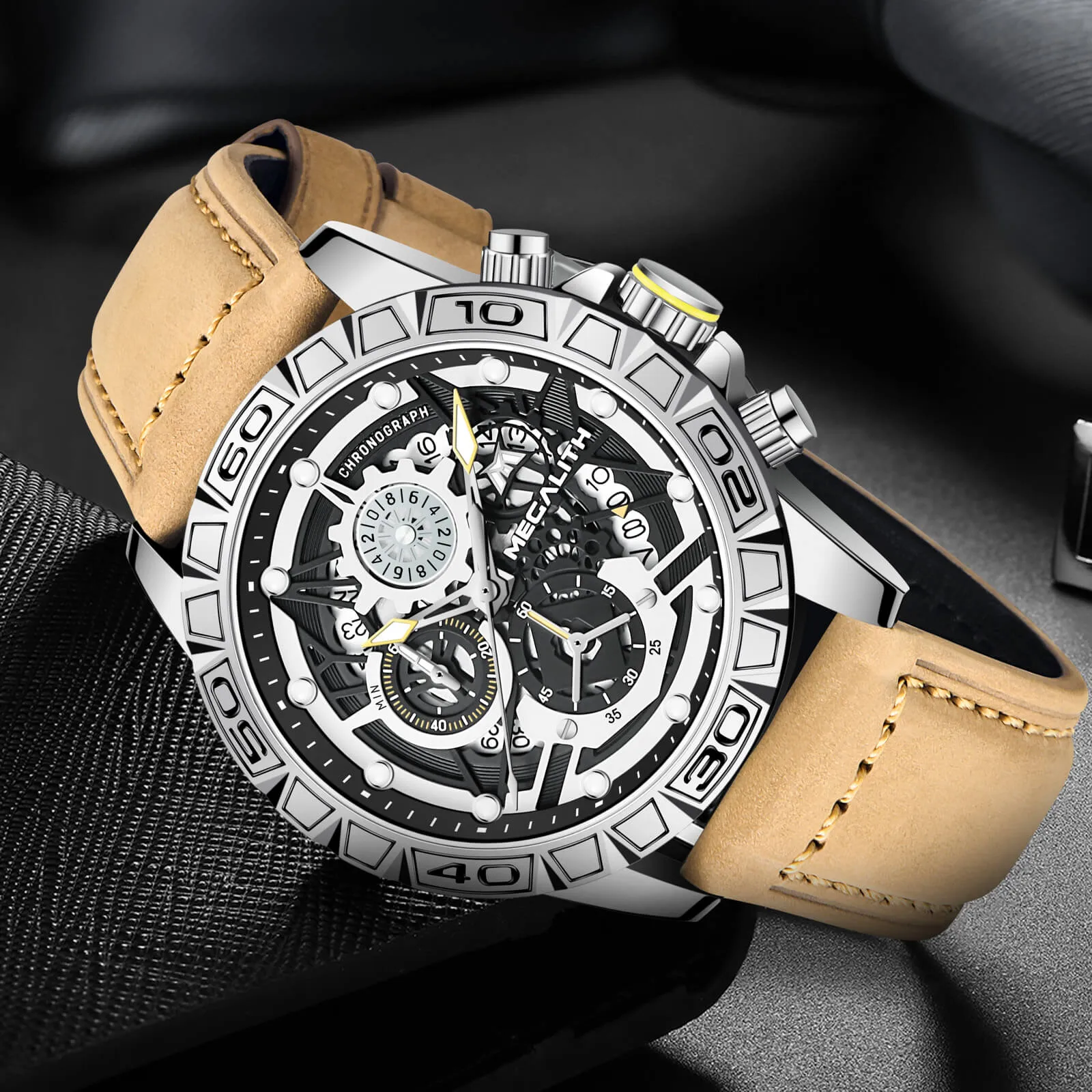 Chronograph Watch | Leather Band | 8275M