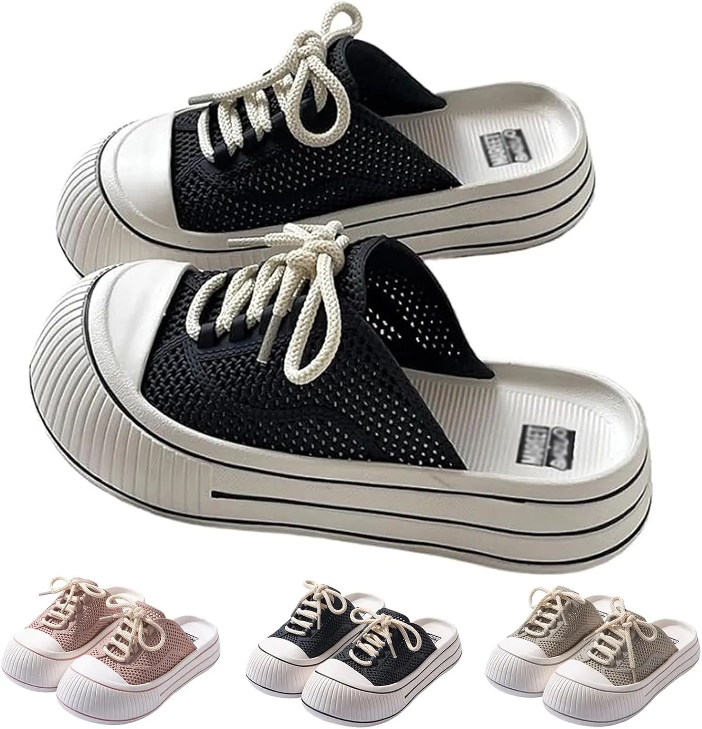 Clogs for Women Slip on Shoes Platform Mule Sneakers Soft Breathable Lightweight Outdoor Sandals