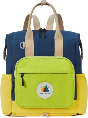 CLUCI Toddler Backpack For Boys, Toddler School Backpack For School & Travel, Small Kids Child Backpacks, Preschool Kindergarten Elementary Diaper bag Daycare Backpack For Kids 2-4No Velcro