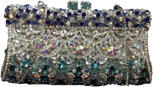 Clutch Purses for Women Elegant Bridal Wedding Clutch Purse Crystal Diamond Evening Handbag for Women