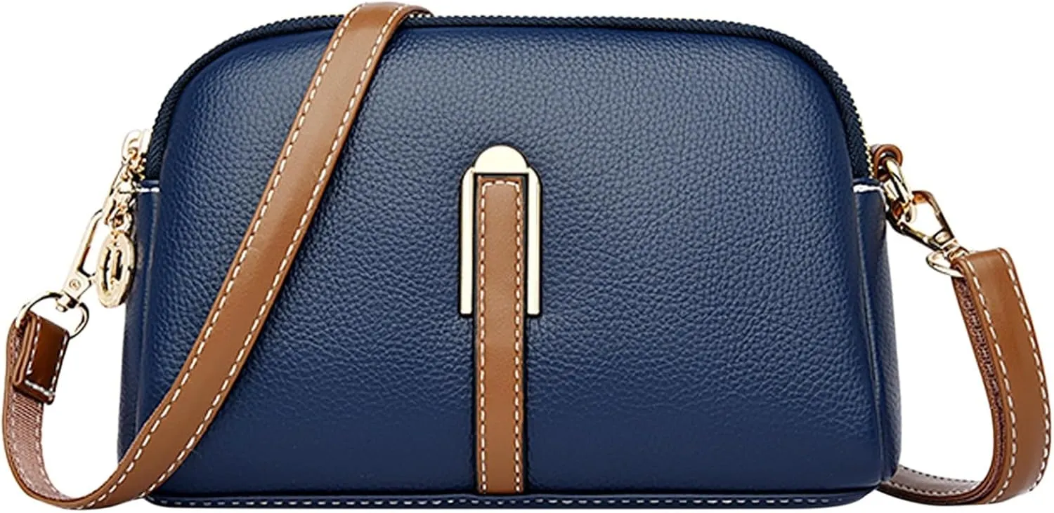 Crossbody Purses For Women Casual Adjustable Strap Ladies Shoulder Bag Shoulder Tote Bag (Blue, One Size)