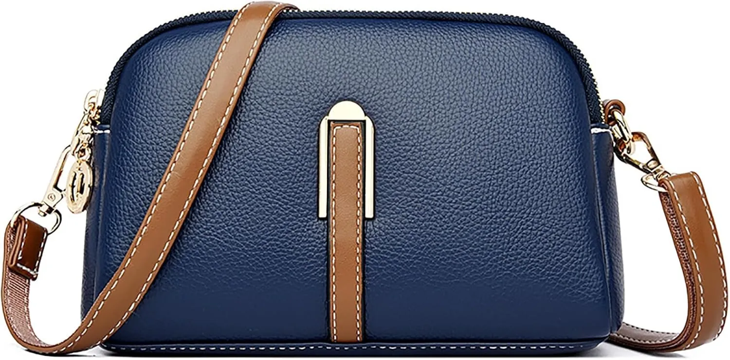 Crossbody Purses For Women Casual Adjustable Strap Ladies Shoulder Bag Shoulder Tote Bag (Blue, One Size)