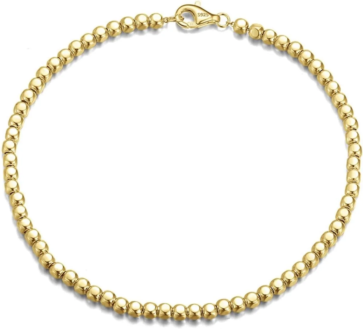 Dainty Bracelets for Women, Bracelets for Women Set Bead Chain Women's Bracelets Sterling Silver