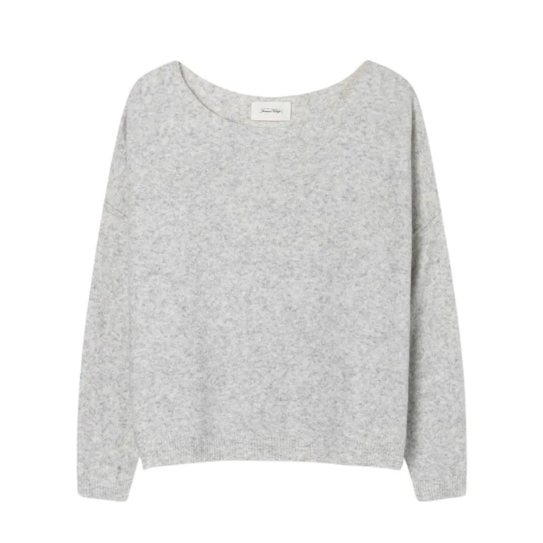 Damsville DAM225 Jumper Heather Grey Melange