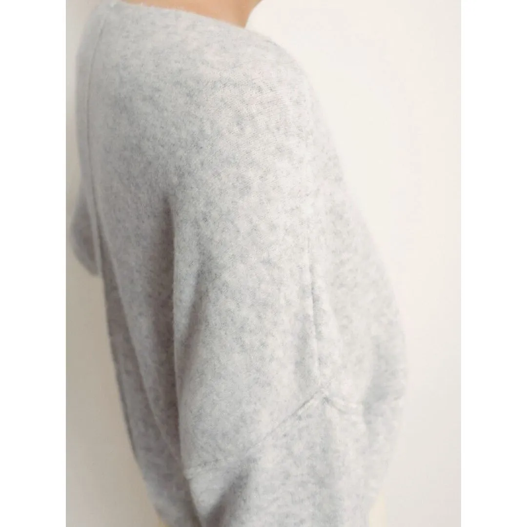 Damsville DAM225 Jumper Heather Grey Melange