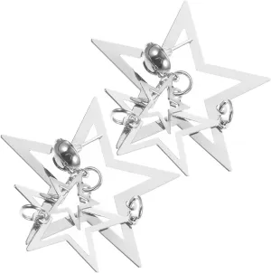 DECHOUS 1 Pair Minimalist Star Dangle Earrings Unique Ear Jewelry for Versatile Fashion Styles for Casual to Formal Occasions Elegant Present for Friends and Loved Ones
