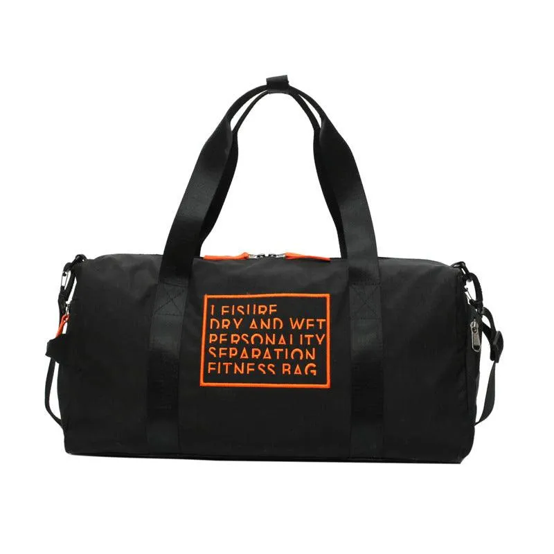 Design Large Capacity Crossbody Shoulder Bag-Black