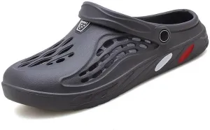DHOVOR Mens Clogs Slip On Garden Shoes Lightweight Non Slip Sandals Slippers Breathable Water Shoes Comfortable Walking Shoes