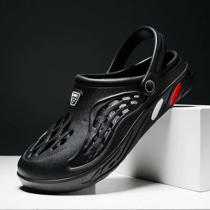 DHOVOR Mens Clogs Slip On Garden Shoes Lightweight Non Slip Sandals Slippers Breathable Water Shoes Comfortable Walking Shoes