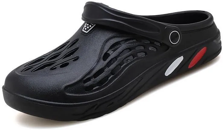 DHOVOR Mens Clogs Slip On Garden Shoes Lightweight Non Slip Sandals Slippers Breathable Water Shoes Comfortable Walking Shoes