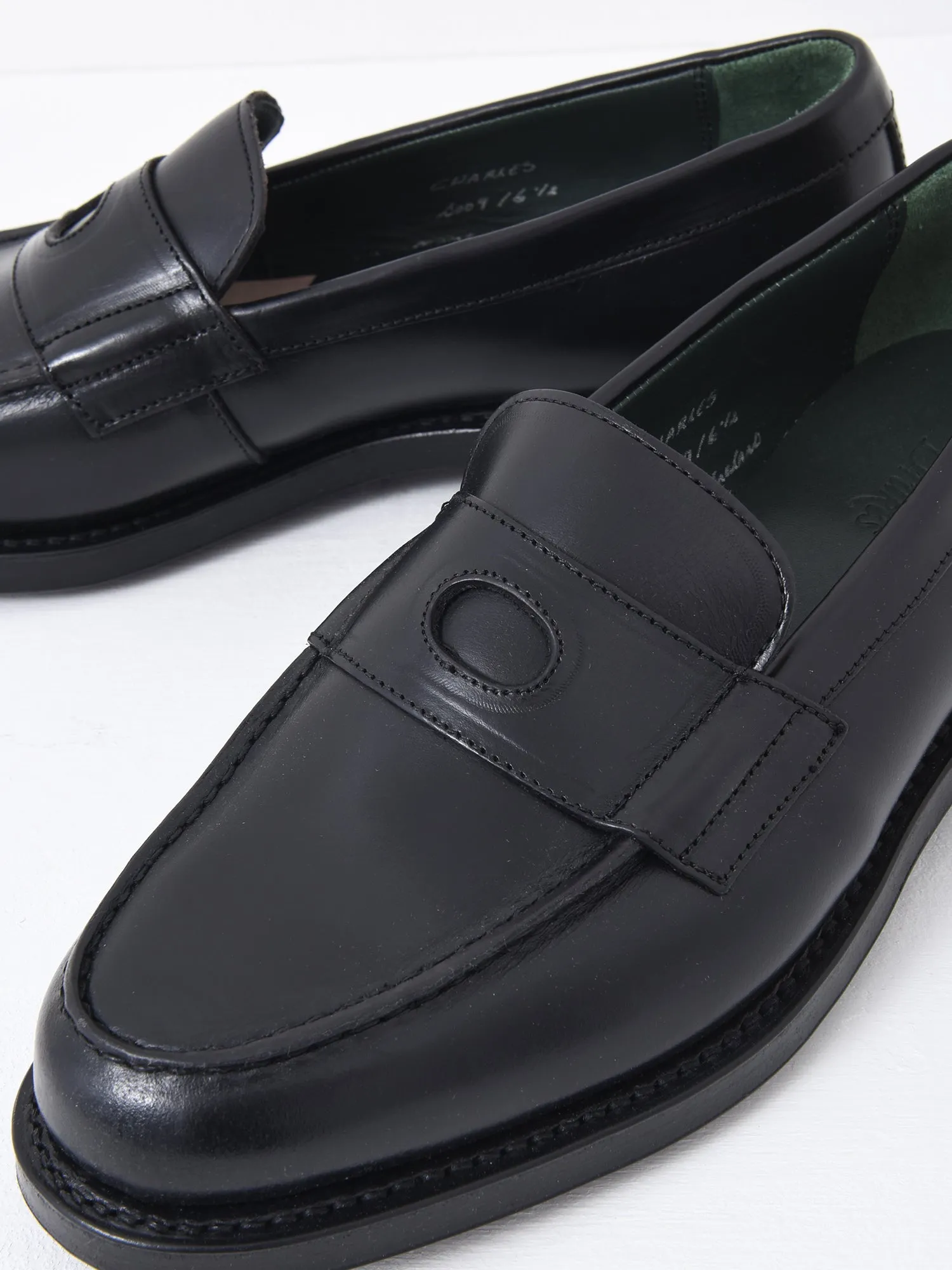 DRAKES CHARLES LOAFER CHROMEXCEL BLACK