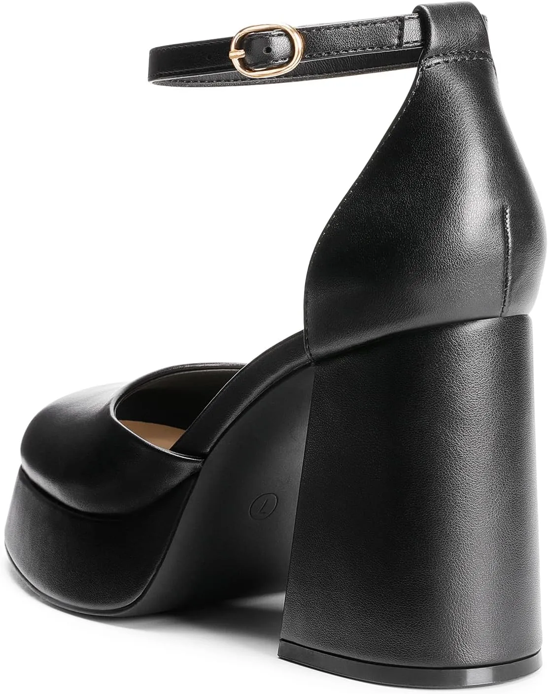 DREAM PAIRS Women's Chunky Platform High Heels Closed Toe Block Ankle Strap Dress Wedding Party Pumps Shoes