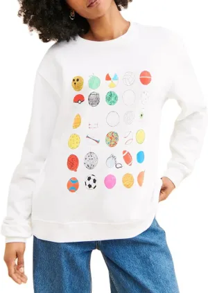 DSORVICD Women Cute Graphic Sweatshirt Y2k Oversized Long Sleeve Pullover Casual Loose Fit Hoodies Teen Girls Streetwear