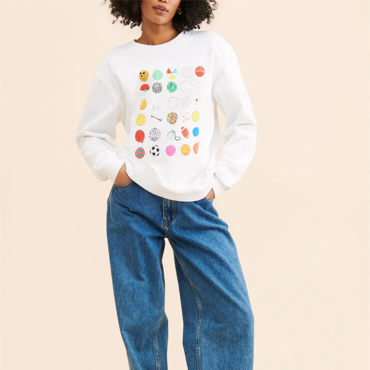 DSORVICD Women Cute Graphic Sweatshirt Y2k Oversized Long Sleeve Pullover Casual Loose Fit Hoodies Teen Girls Streetwear