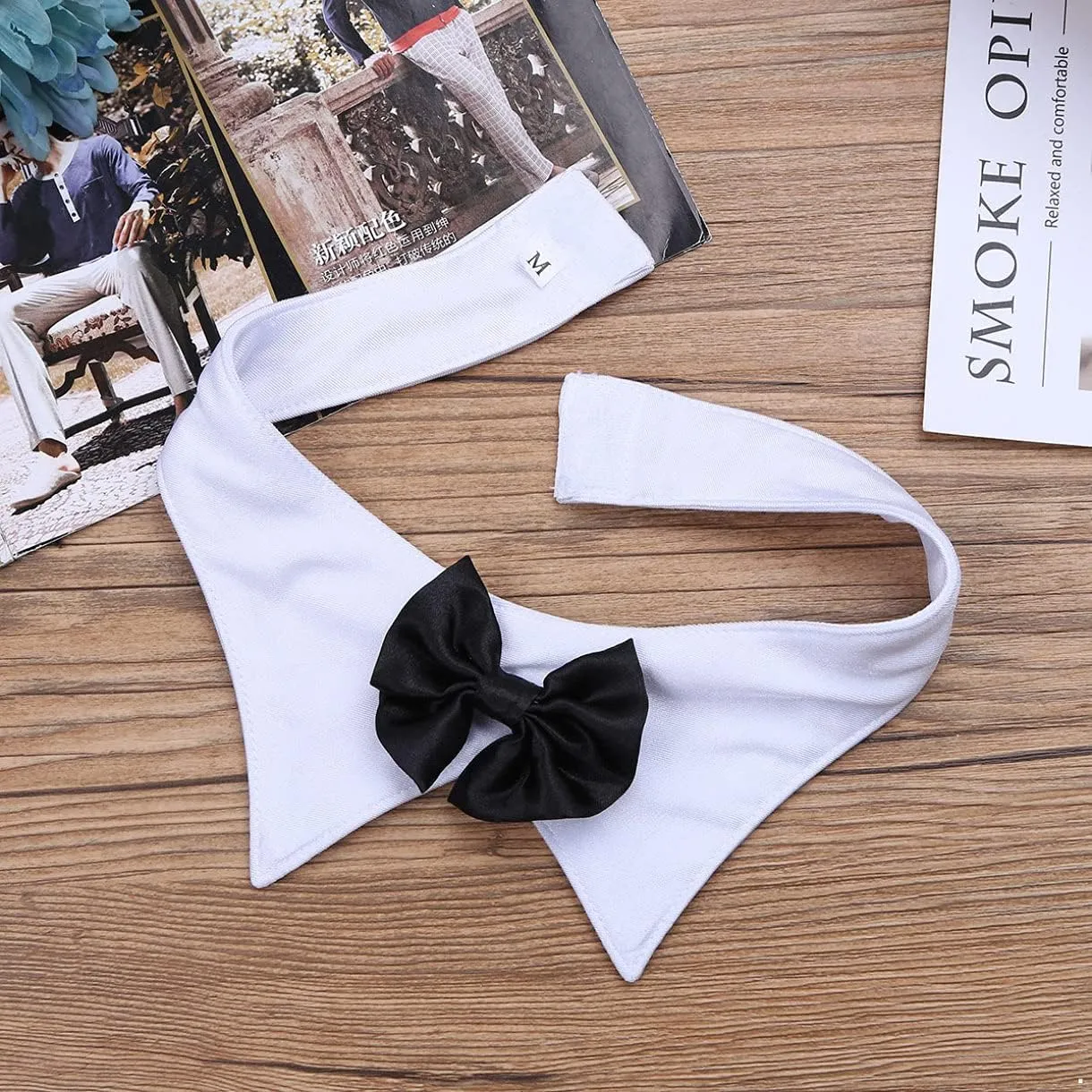 easyforever 3Pcs Mens Waiter Lingerie Set Tuxedo G-String Thong Briefs Underwear Suit for Cosplay