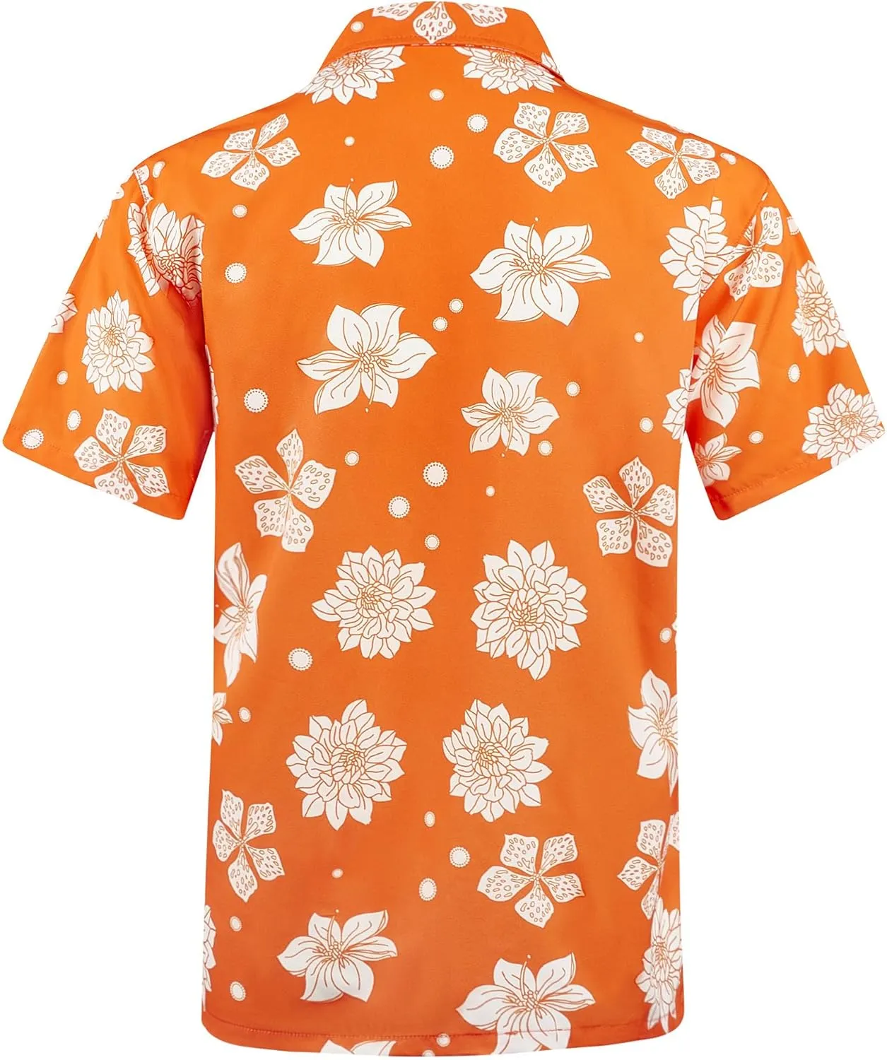 ELETOP Men's Hawaiian Shirts Short Sleeve Floral Beach Shirts Button Down Tropical Aloha Vacation Shirts