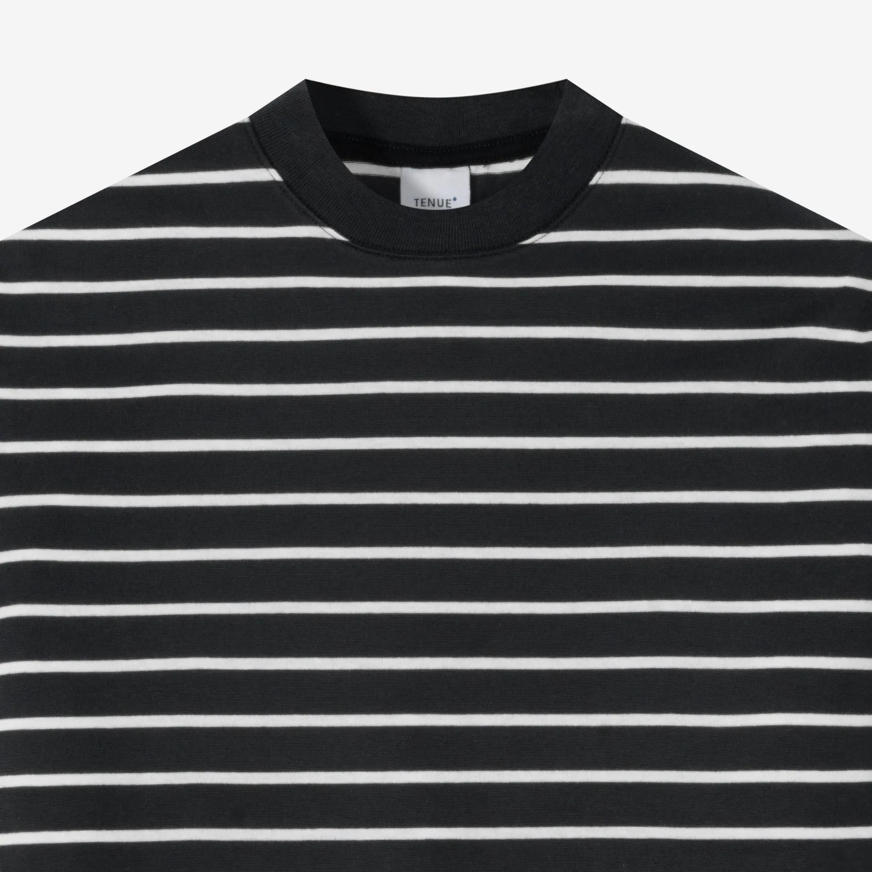 Everyday Stripes Tees - Black White