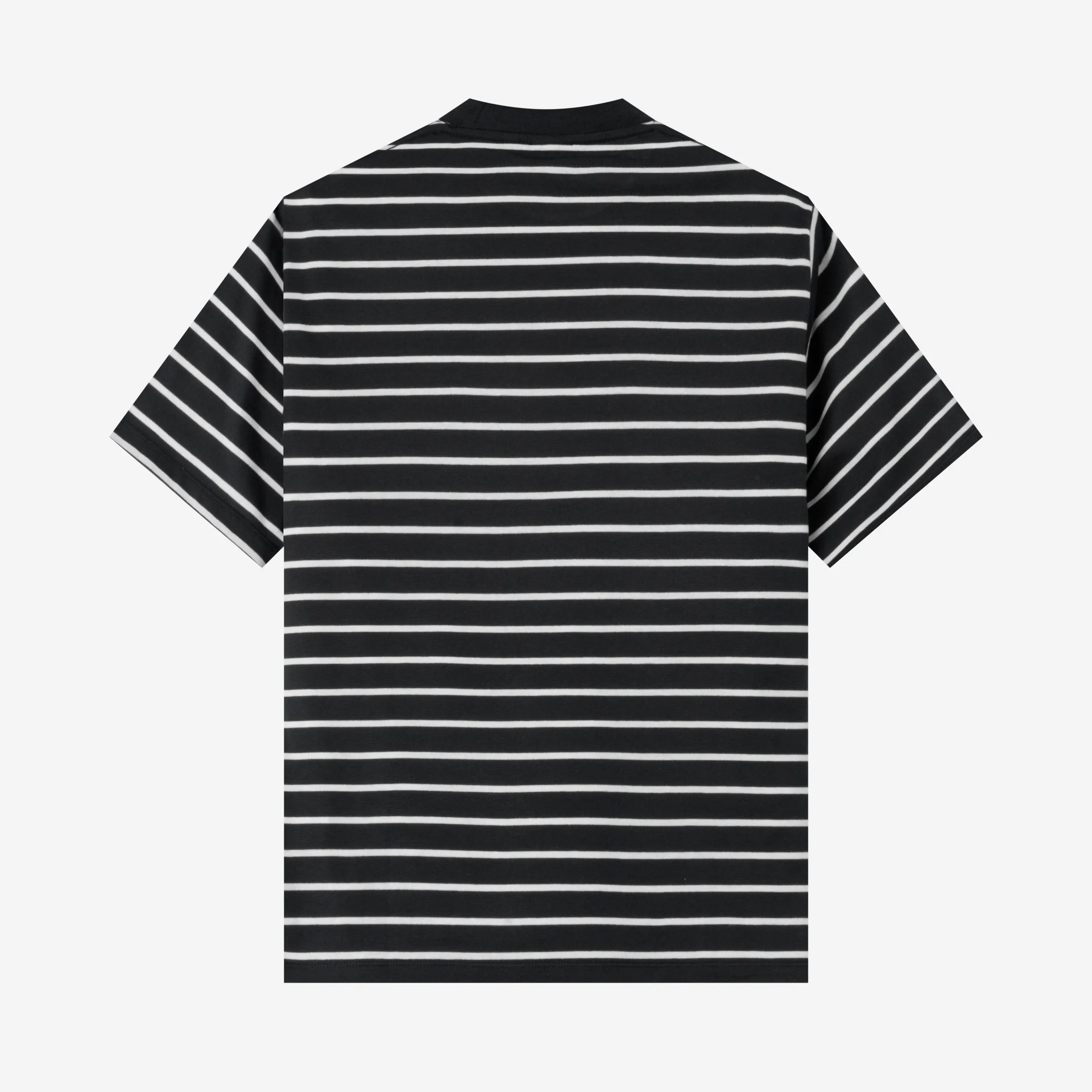 Everyday Stripes Tees - Black White