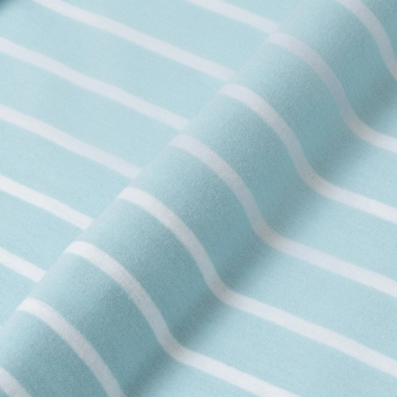 Everyday Stripes Tees - White Blue