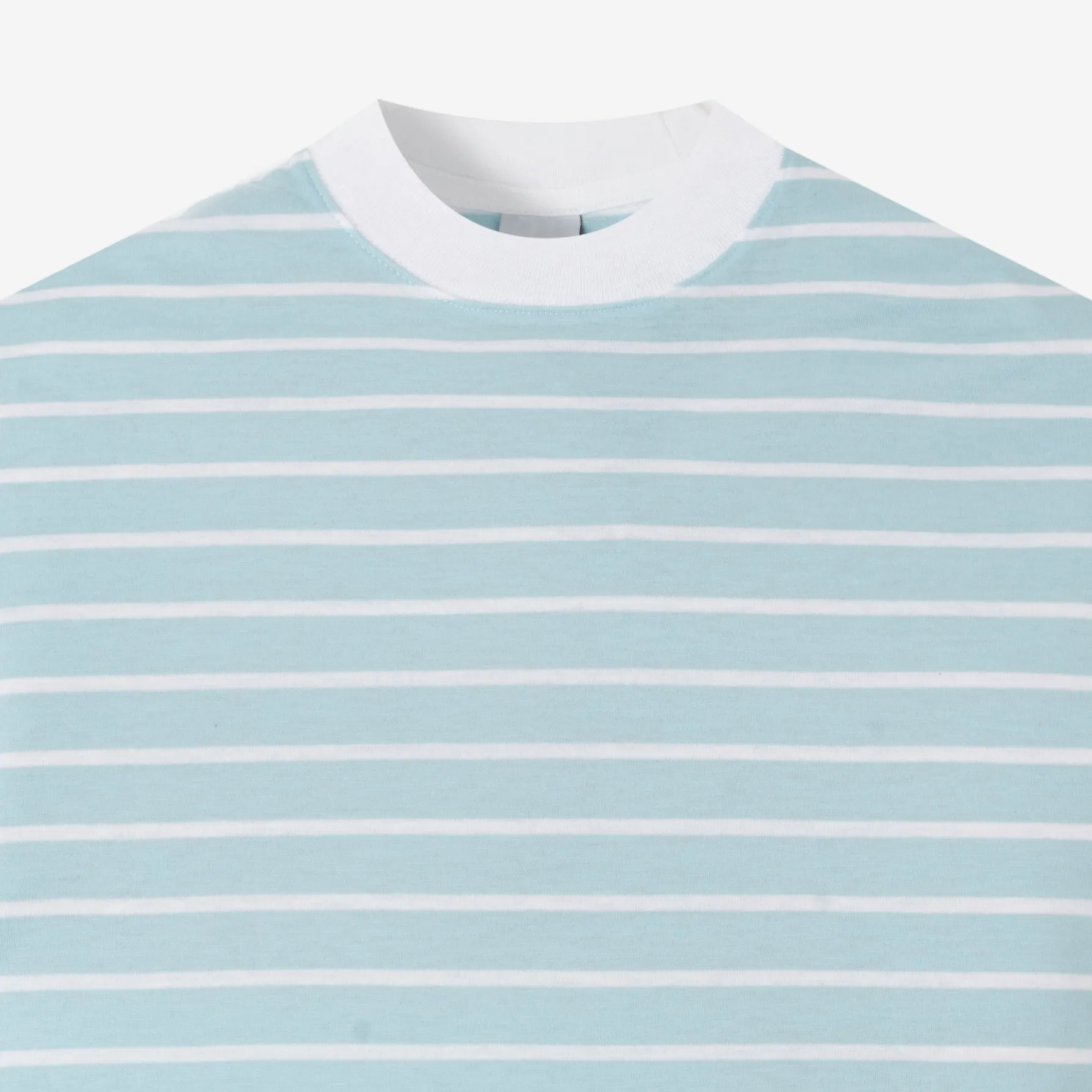 Everyday Stripes Tees - White Blue