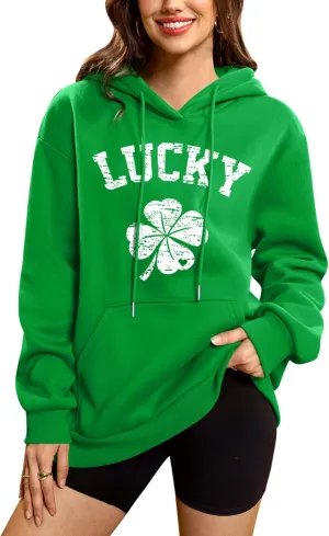 For G and PL Women's St. Patrick's Green Hoodie