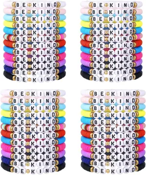 Friendship Bracelets Boho Stackable Bracelets for Women Beach Jewelry Surfer Heishi Clay Bead Bracelets