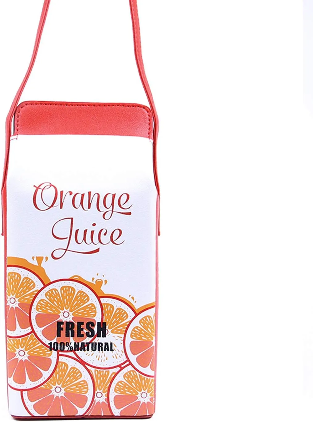 Fruits Banana Strawberry Milk Box Cross Body Purse Bag Women Phone Wallet Shoulder Bags