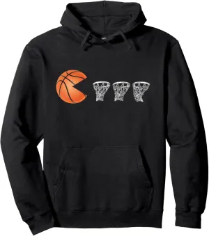 Funny Basketball Buckets For Men Boys Pullover Hoodie
