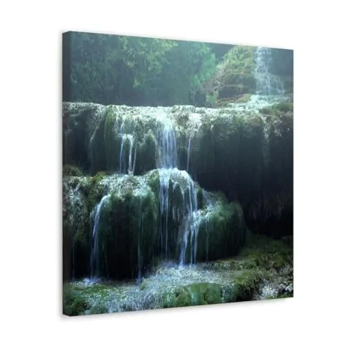 GADGETS WRAP Canvas Gallery Wrap Framed for Home Office Studio Living Room Decoration (10x10inch) - Fog