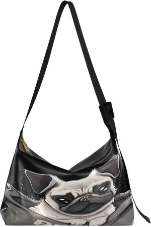 GAIGEO Football And Soccer Leather Satchel Shoulder Bag, Women's Shoulder Bags, Large Crossbody Bag