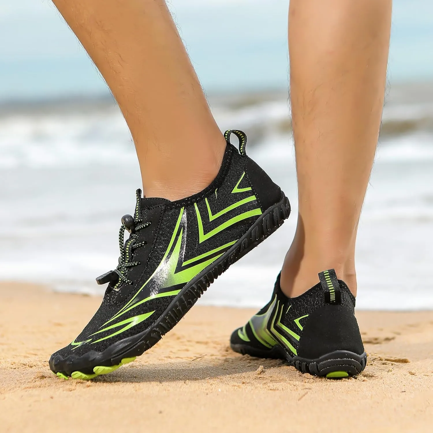 Grounded Footwear for Women Beach Vacation Shoes Hiking Barefoot Shoes Wide Toe Box Lightweight Comfortable Shoe for Neuropathy Soft Flats Casual Sneakers