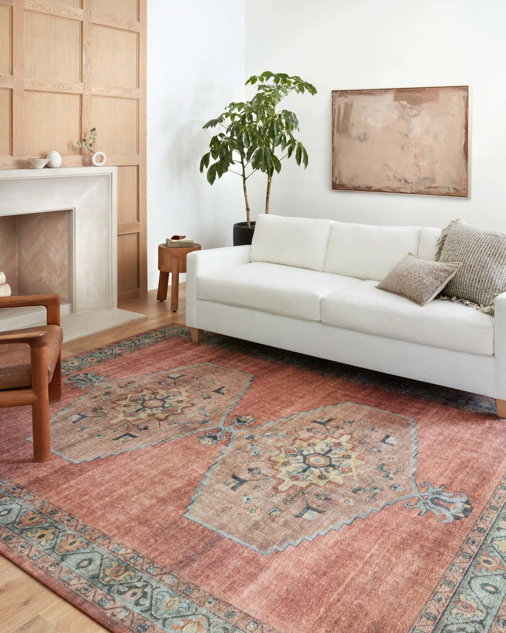 Heidi HEI-05 Spice/Aqua Rug